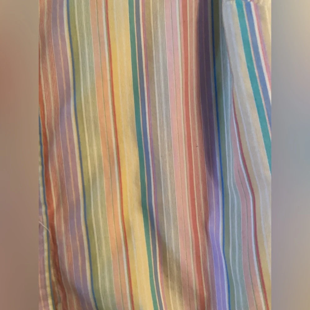 Vintage rainbow striped button up - Picture 2 of 2